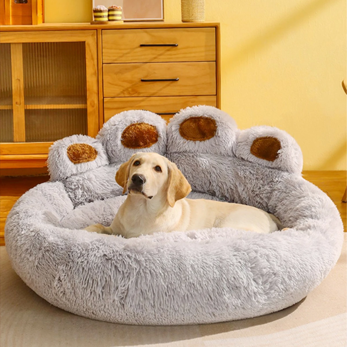 S4e97891eb237470f83198ad8ed563ecf4.webp Cama Fofa para Cães - Imagem 3